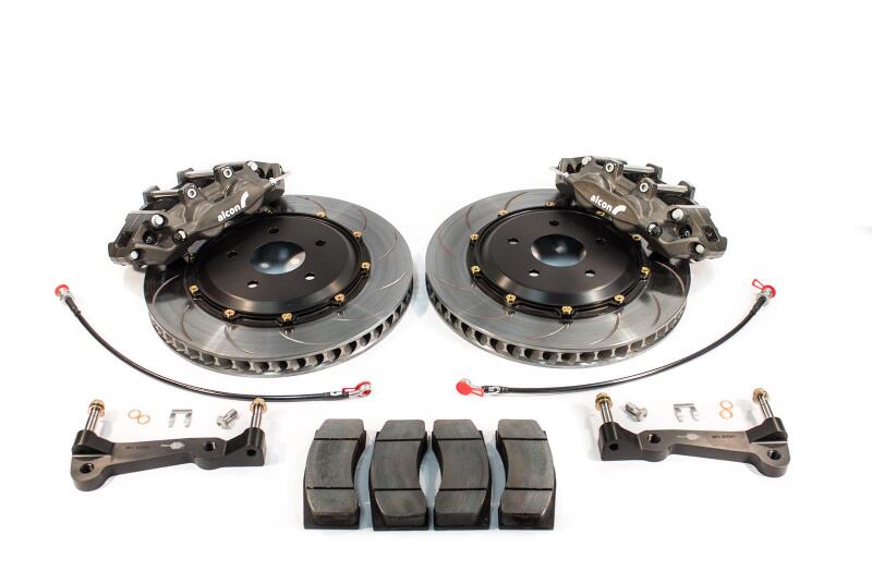 Alcon 00-05 Honda S2000 4 Piston 332x32mm Front Race Kit - Anodized Alcon Big Brake Kits  AXOPROS