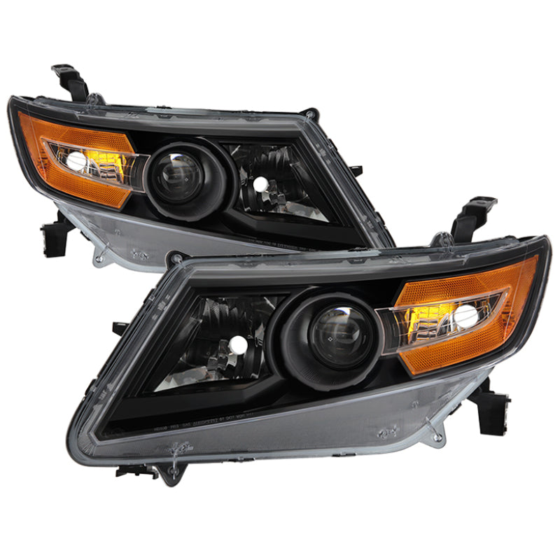 xTune Honda Odyssey Halogen Models Only 11-15 OEM Style Headlights - Black HD-JH-HODY11-AM-BK SPYDER Headlights  AXOPROS