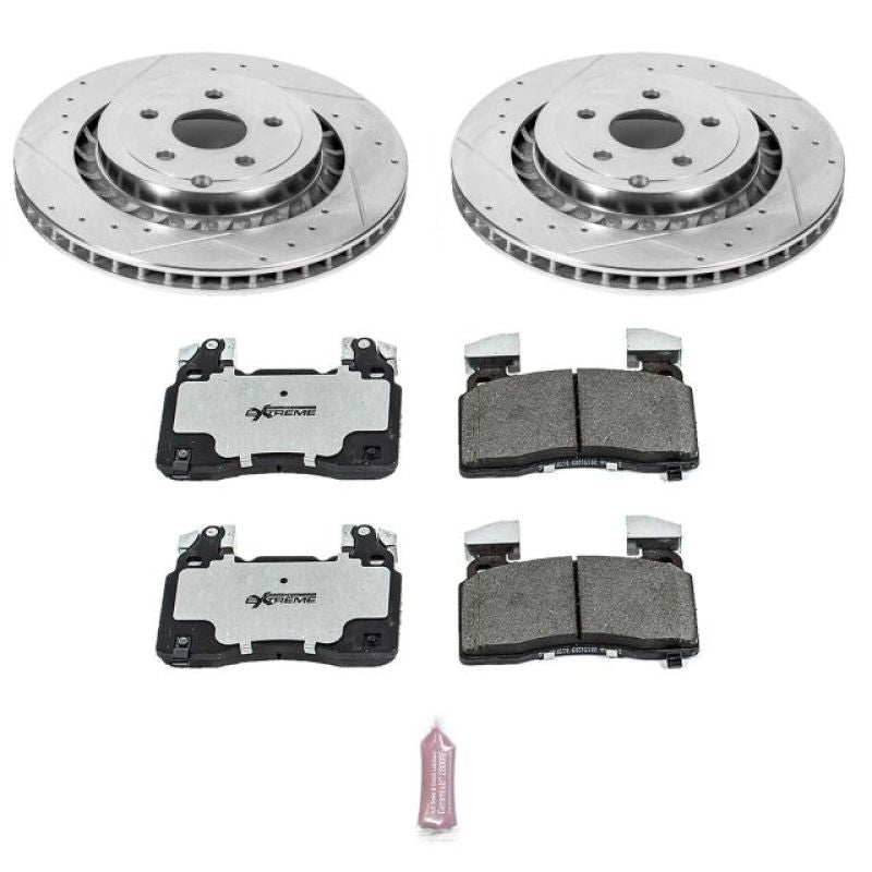 Power Stop 14-17 Chevrolet SS Front Z26 Street Warrior Brake Kit PowerStop Brake Kits - Performance D&S  AXOPROS