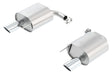 Borla Atak Rear Section 15-17 Ford Mustang 2.3L EcoBoost MT/AT 2.25in pipe 4in tip Borla Catback  AXOPROS