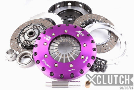 XClutch 89-94 Nissan Skyline GT-R 2.6L 10.5in Twin Sprung Organic Clutch Kit XCLUTCH Clutch Kits - Multi  AXOPROS