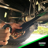 Rhino USA Axle Tie Down Straps (4-Pack) 2In X 38In - Black Rhino USA Cargo Tie-Downs  AXOPROS