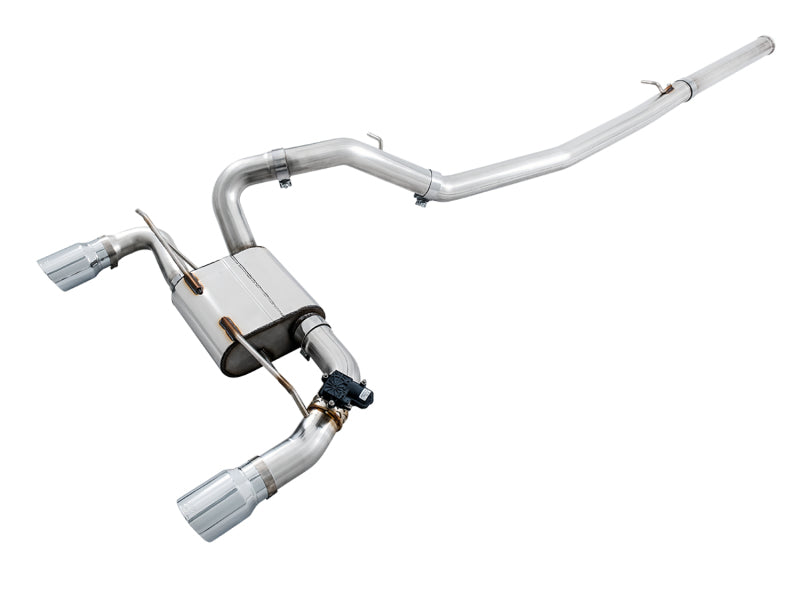 AWE Tuning Ford Focus RS SwitchPath Cat-back Exhaust - Chrome Silver Tips AWE Tuning Catback  AXOPROS