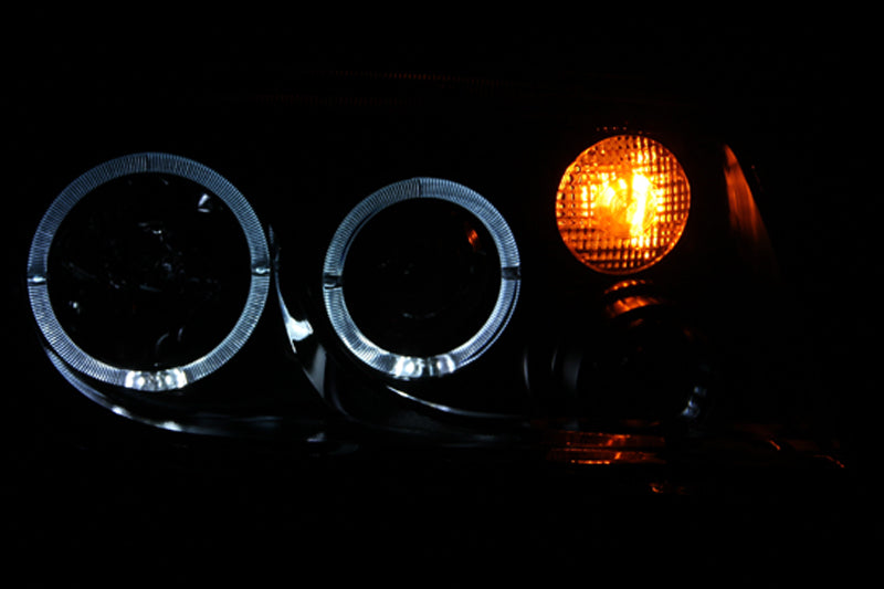 ANZO 1999-2005 Volkswagen Jetta Projector Headlights w/ Halo Black (CCFL) ANZO Headlights  AXOPROS