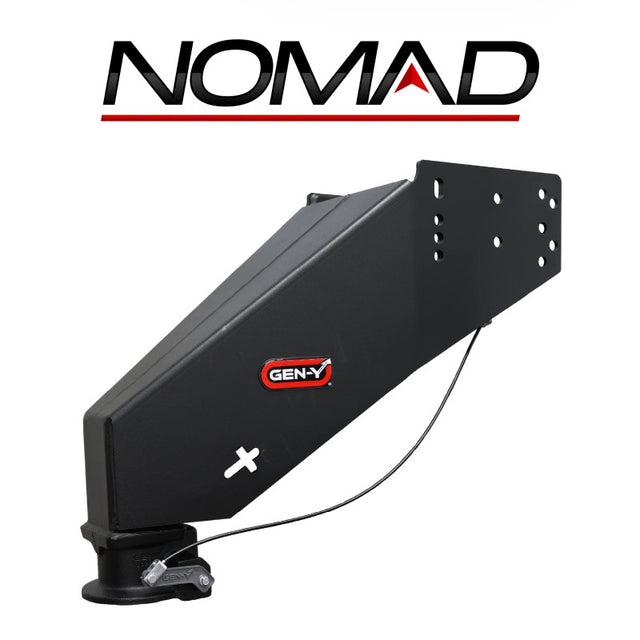 GEN-Y Hitch Gen-Y Nomad Static 5th Wheel to Gooseneck - 6.5K TW 30K Tow - Texture Black (1116/1621/1716 Frames) Hitch Accessories aftermarket performance part