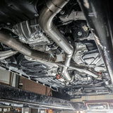 Stainless Works 2018 Jeep TrackHawk 6.2L 3in Catback System X-Pipe Turbo S-Tube Muffler Stock Exit Stainless Works Catback  AXOPROS