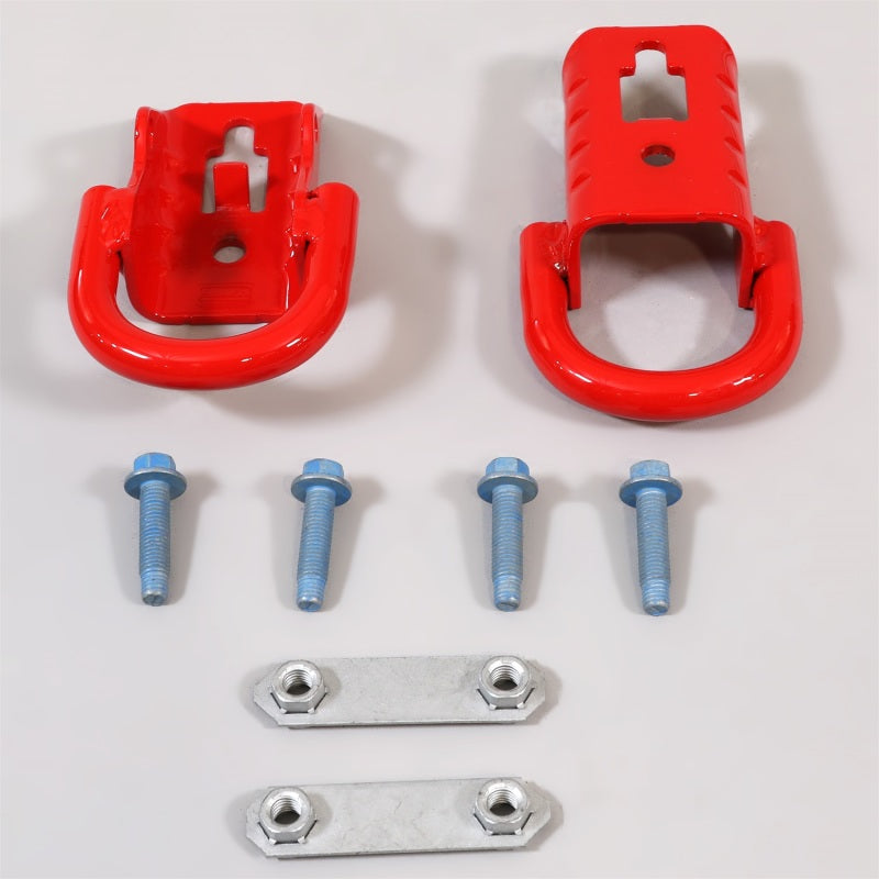 Ford Racing 15-22 F-150 Tow Hooks - Red (Pair) Ford Racing Tow Hooks  AXOPROS