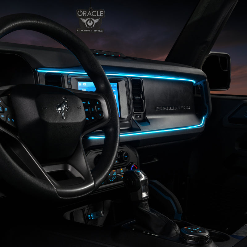 ORACLE Lighting Oracle 21-25 Ford Bronco ColorSHIFT LED Interior Dash Board Kit Headlights aftermarket performance part