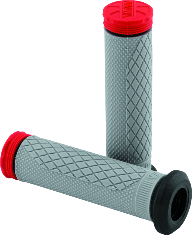 ProTaper Tri Density Full Diamond ATV Grips - Red ProTaper Grips  AXOPROS