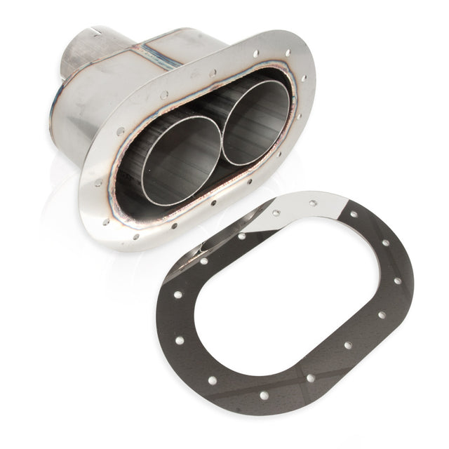 Stainless Works Oval Through-Body Tip With Tubes Stainless Works Tips  AXOPROS