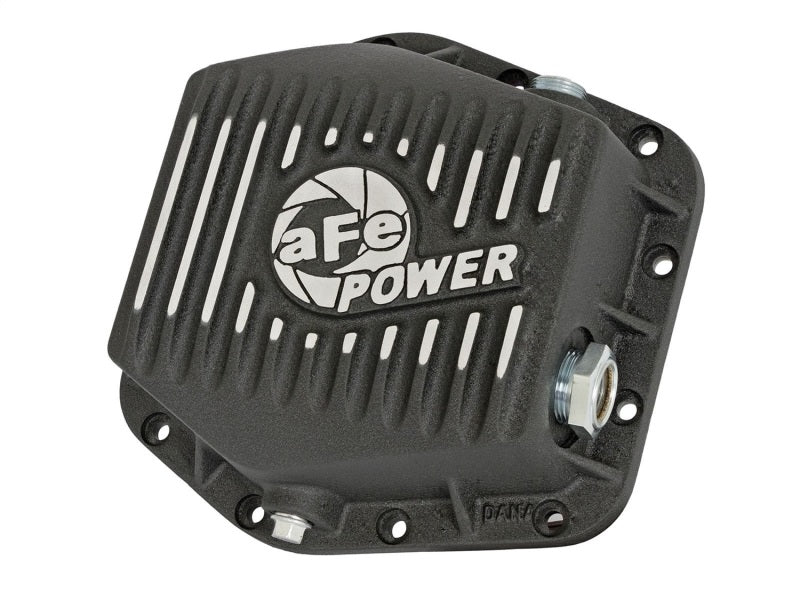 aFe Power Rear Differential Cover (Machined Black) 15-17 GM Colorado/Canyon 12 Bolt Axles aFe Diff Covers  AXOPROS