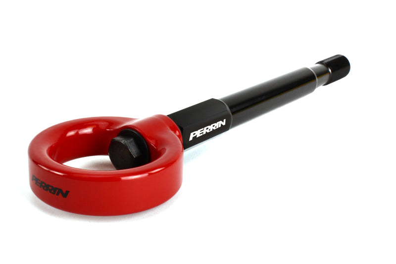 Perrin 13-20 & 2022 Subaru BRZ / 13-16 Scion FRS / 17-20 Toyota 86 Tow Hook Kit (Rear) - Red Perrin Performance Tow Hooks  AXOPROS