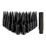 Mishimoto Mishimoto Steel Spiked Lug Nuts M14 x 1.5 32pc Set Black Mishimoto Lug Nuts  AXOPROS