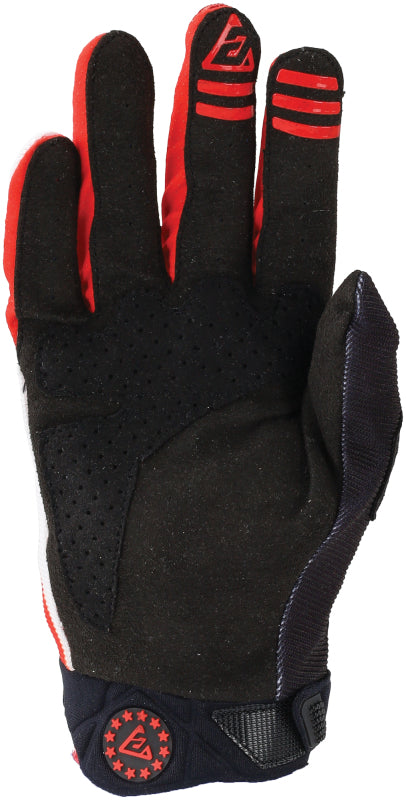 Answer 25 Peak Flo Gloves Black/Red/White - Medium Answer Gloves  AXOPROS