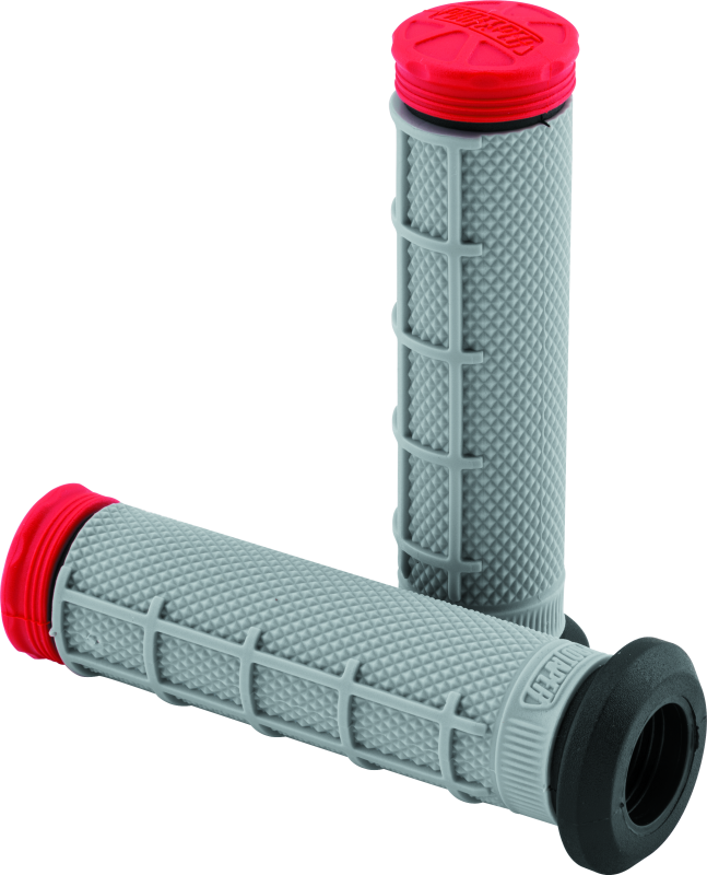 ProTaper Tri Density ATV 1/2 Waffle Grips - Red ProTaper Grips  AXOPROS