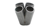 Vibrant 4 into 1 SS Turbo Manifold Merge Collector for T4 Divided Flange (48mm Pipe OD 4.5in tall) Vibrant Merge Collectors  AXOPROS