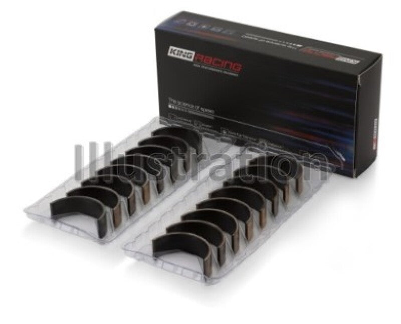 King Ford Prod V8 4.6L/5.4L (Size 0.026) Performance Rod Bearing Set - Size +0.026mm King Engine Bearings Bearings  AXOPROS