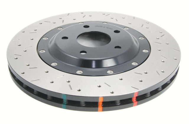 DBA 05-12 Corvette C6 w/Z06 pkg Front Drilled & Slotted 5000 Series 2 Pc Rotor w/ Black Ha DBA Brake Rotors - 2 Piece  AXOPROS