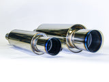 HKS Universal Stainless Hi Power 130mm Titanium Muffler HKS Muffler  AXOPROS