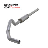 Diamond Eye KIT 4in CB SGL AL: 2004.5-2007.5 DODGE CUMMINS 600 Diamond Eye Performance Catback  AXOPROS