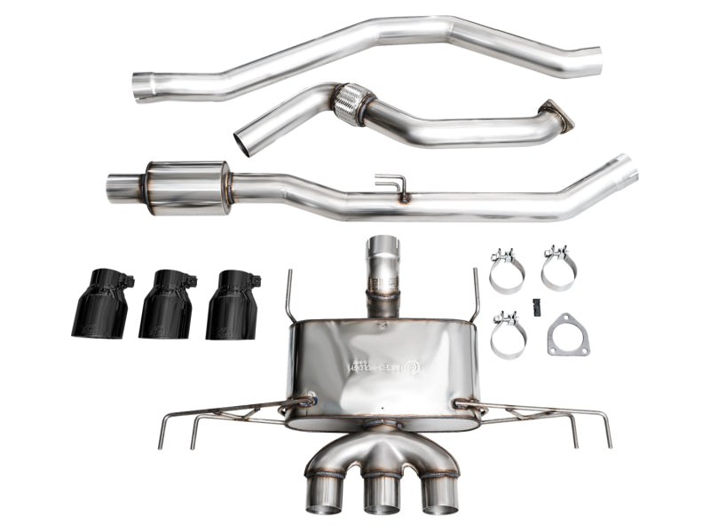 AWE Tuning 2023 Honda Civic Type R FL5 Touring Edition Exhaust w/ Triple Diamond Black Tips AWE Tuning Catback  AXOPROS