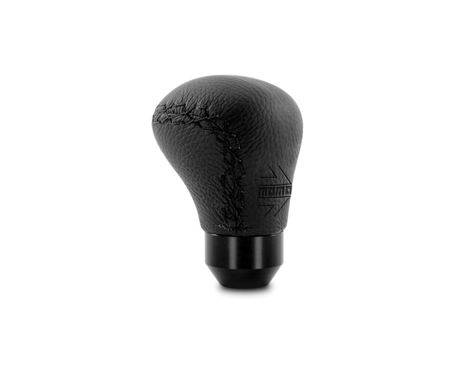 Momo Anatomico Shift Knob - Black Leather, Black Stitching MOMO Shift Knobs  AXOPROS