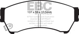 EBC 06-09 Ford Fusion 2.3 Yellowstuff Front Brake Pads EBC Brake Pads - Performance  AXOPROS