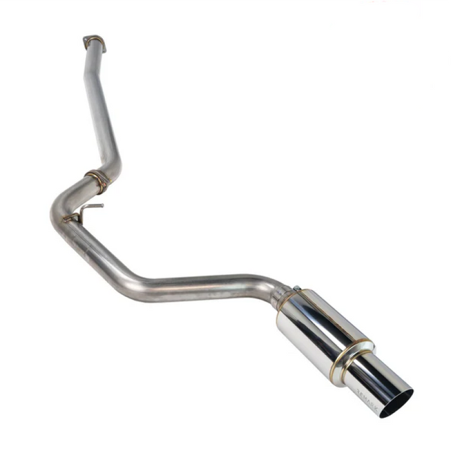 Remark 08-14 Subaru WRX / STI Hatch Cat-Back Exhaust R1 Spec Single Exit Stainless Steel Remark Catback  AXOPROS