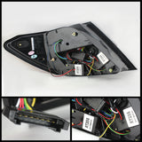 Spyder Mercedes Benz W204 C-Class 11-14 LED Tail Lights - Blk ALT-YD-MBZC11-LED-BK SPYDER Tail Lights  AXOPROS