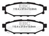 EBC 12+ Subaru BRZ 2.0 (solid rear rotors) Ultimax2 Rear Brake Pads EBC Brake Pads - OE  AXOPROS