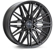 Vossen HF6-5 22x10 / 6x139.7 / ET-18 / Super Deep Face / 106.1 - Matte Gunmetal Wheel Vossen Wheels - Forged  AXOPROS