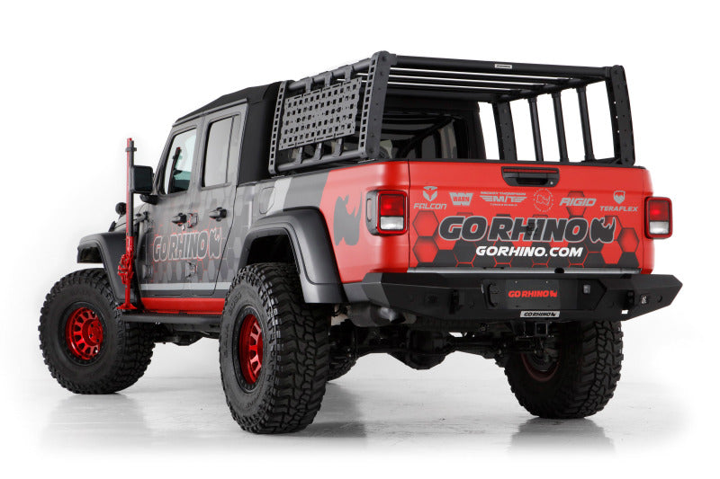 Go Rhino 19-21 Jeep Gladiator XRS Overland Xtreme Rack - Box 1 (Req. gor5950000T-02) Go Rhino Truck Bed Rack  AXOPROS