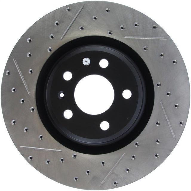 StopTech Slotted & Drilled Sport Brake Rotor Stoptech Brake Rotors - Slot & Drilled  AXOPROS