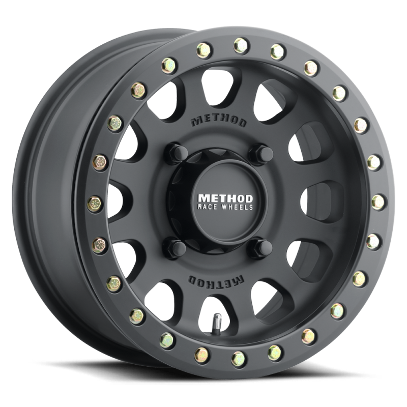 Method MR401 UTV Beadlock 15x7 / 5+2/38mm Offset / 4x156 / 132mm CB Matte Black Wheel Method Wheels Wheels - Cast  AXOPROS