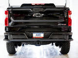 AWE Tuning 22-23 GMC Sierra 1500 AT4X 6.2L 0FG Catback Split Dual (Flat Bumper) - Diamond Black Tips AWE Tuning Catback  AXOPROS