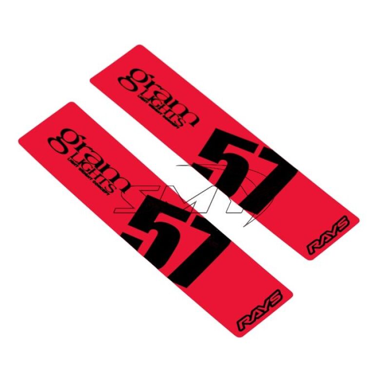 Gram Lights 57DR/57CR Spoke Sticker Red (2 PCS) Gram Lights Wheel Accessories  AXOPROS