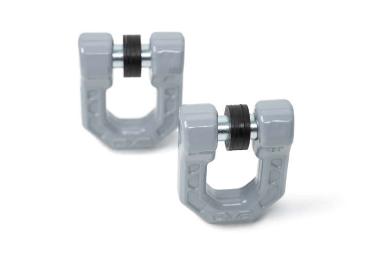 DV8 Offroad Elite Series D-Ring Shackles - Pair (Gray) DV8 Offroad Bumper Accessories  AXOPROS