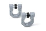DV8 Offroad Elite Series D-Ring Shackles - Pair (Gray) DV8 Offroad Bumper Accessories  AXOPROS