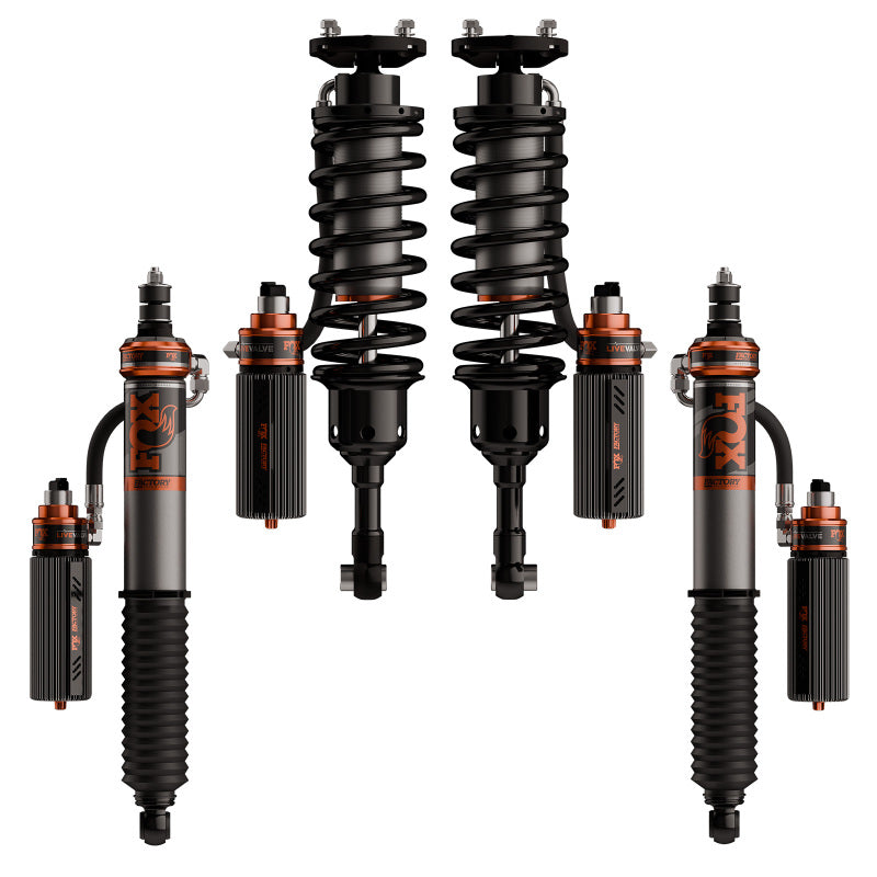 FOX Fox 2024+ Toyota Tacoma 3.2 Factory Race Live Valve Internal Bypass Coilover Kit - 2-3in Lift Shocks and Struts aftermarket performance part