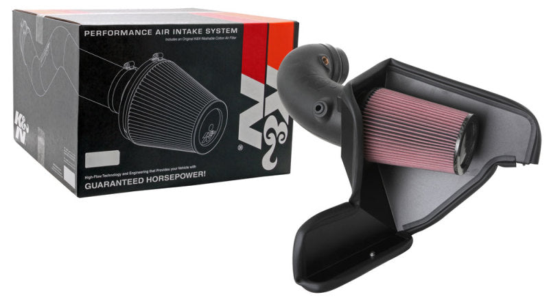 K&N 20-21 Ford Mustang GT500 5.2L V8 Aircharger Performance Intake K&N Engineering Cold Air Intakes  AXOPROS