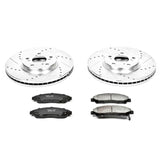 Power Stop 07-13 Acura MDX Front Z23 Evolution Sport Brake Kit PowerStop Brake Kits - Performance D&S  AXOPROS