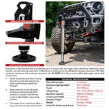 Go Rhino Xventure Gear EG1 El Gato Hydraulic Jack - Graphite Go Rhino Jacks  AXOPROS