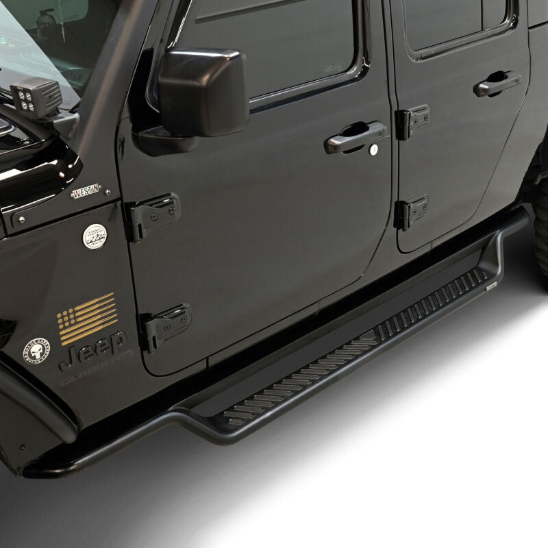 Westin 20-25 Jeep Gladiator Outlaw Drop Running Boards - Tex. Blk Westin Running Boards  AXOPROS