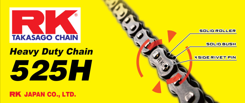 RK Chain 525H-130 - Natural RK Chain Chains  AXOPROS