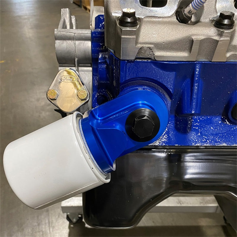 Ford Racing Push Rod V8 90 Degree Billet Oil Filter Adapter Ford Racing Oil Filter Other  AXOPROS