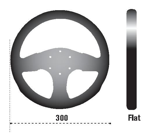 Sparco Steering Wheel 300 Suede Black SPARCO Steering Wheels  AXOPROS