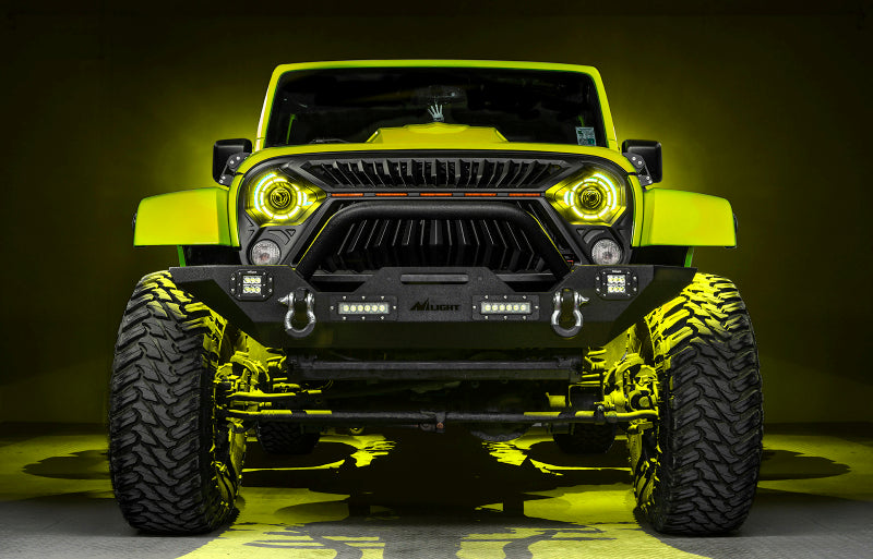 Oracle Oculus 7in ColorSHIFT Bi-LED Projector Headlights for Jeep Wrangler JK SEE WARRANTY ORACLE Lighting Headlights  AXOPROS