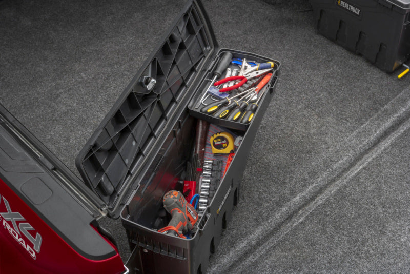 UnderCover 19-20 Ram 1500 Drivers Side Swing Case - Black Smooth Undercover Truck Boxes & Storage  AXOPROS