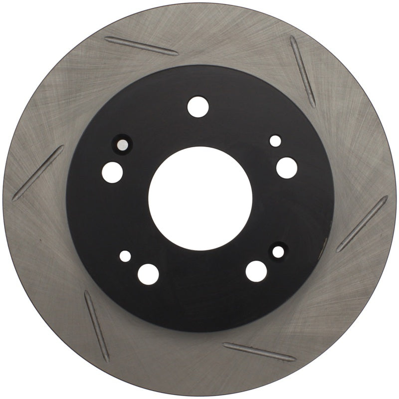 StopTech Power Slot Slotted 06-08 Honda Civic Si Rear Left Rotor Stoptech Brake Rotors - Slotted  AXOPROS