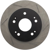 StopTech Power Slot Slotted 06-08 Honda Civic Si Rear Left Rotor Stoptech Brake Rotors - Slotted  AXOPROS